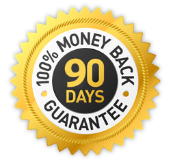 Prosta Defend 90 day money back guarantee badge